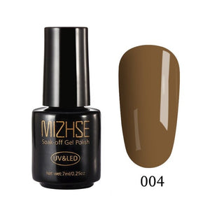 MIZHSE Nail Gel Polish 7ML UV Vernis Semi Permanent Primer Top Coat For Manicures xx Colors Gel Lacquer Paint Nail Art Gellak