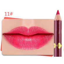 Load image into Gallery viewer, 10 Colors Matte Lip Liner lipstick pen Waterproof Pigments Lip Liner Velvet Long Lasting Matte Lipliner Pencil Makeup tool
