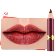 Load image into Gallery viewer, 10 Colors Matte Lip Liner lipstick pen Waterproof Pigments Lip Liner Velvet Long Lasting Matte Lipliner Pencil Makeup tool
