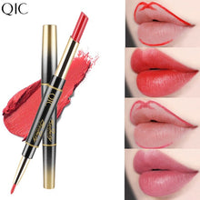 Load image into Gallery viewer, 2 in 1 Lip LinerLong-lasting Lipstick Matte Lip Pencil Waterproof Moisturizing Lipsticks Makeup Contour Cosmetics TSLM2
