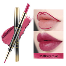 Load image into Gallery viewer, 2 in 1 Lip LinerLong-lasting Lipstick Matte Lip Pencil Waterproof Moisturizing Lipsticks Makeup Contour Cosmetics TSLM2
