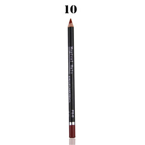 13 Colors Matte Lip Pencils Waterproof Lipliner Smooth Colorful Silk Nude Lipstick Pen Long Lasting Pigments Lip Makeup