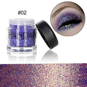 HANDAIYAN Professional Make Up Colorful Eye Shadow Monochrome Pearlescent Sequins Eyeshadow Palette Eye Shadow Powder TSLM1