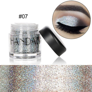 HANDAIYAN Professional Make Up Colorful Eye Shadow Monochrome Pearlescent Sequins Eyeshadow Palette Eye Shadow Powder TSLM1