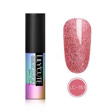 Load image into Gallery viewer, LILYCUTE 5ML Gel Paint UV Nail Gel Soak Off Nail Art Led Nail Lacquer Glitter Painting Gel Nail Art Permanant Soak Off UV Gel
