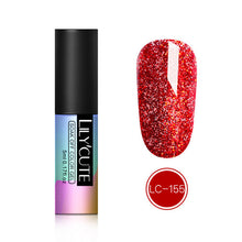 Load image into Gallery viewer, LILYCUTE 5ML Gel Paint UV Nail Gel Soak Off Nail Art Led Nail Lacquer Glitter Painting Gel Nail Art Permanant Soak Off UV Gel
