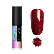 Load image into Gallery viewer, LILYCUTE 5ML Gel Paint UV Nail Gel Soak Off Nail Art Led Nail Lacquer Glitter Painting Gel Nail Art Permanant Soak Off UV Gel
