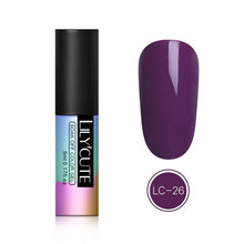 Load image into Gallery viewer, LILYCUTE 5ML Gel Paint UV Nail Gel Soak Off Nail Art Led Nail Lacquer Glitter Painting Gel Nail Art Permanant Soak Off UV Gel
