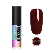Load image into Gallery viewer, LILYCUTE 5ML Gel Paint UV Nail Gel Soak Off Nail Art Led Nail Lacquer Glitter Painting Gel Nail Art Permanant Soak Off UV Gel
