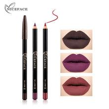 Load image into Gallery viewer, 12 Colors Matte Lip Liner Pencil Long Lasting Pigments Waterproof Makeup Contour Lip Tint Sexy Lipliner Beauty Brown Lipstick
