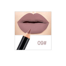 Load image into Gallery viewer, 12 Colors Matte Lip Liner Pencil Long Lasting Pigments Waterproof Makeup Contour Lip Tint Sexy Lipliner Beauty Brown Lipstick
