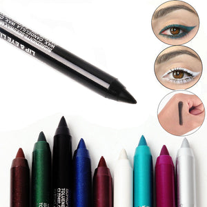 2019 Long-lasting Eyeliner 12 Colors Eye Liner Pencil Pigment Waterproof Eyeliner Pen Eye Cosmetics Makeup Tools delineador ojos