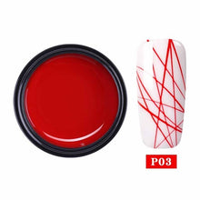 Load image into Gallery viewer, MAD DOLL Spider UV Gel Nail Polish Elastic Wire Drawing Gel Lacquer Nail Paint Line Polish Soak Off Nail Art Gel Varnish
