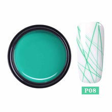 Load image into Gallery viewer, MAD DOLL Spider UV Gel Nail Polish Elastic Wire Drawing Gel Lacquer Nail Paint Line Polish Soak Off Nail Art Gel Varnish
