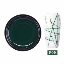 Load image into Gallery viewer, MAD DOLL Spider UV Gel Nail Polish Elastic Wire Drawing Gel Lacquer Nail Paint Line Polish Soak Off Nail Art Gel Varnish
