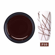 Load image into Gallery viewer, MAD DOLL Spider UV Gel Nail Polish Elastic Wire Drawing Gel Lacquer Nail Paint Line Polish Soak Off Nail Art Gel Varnish
