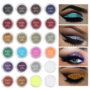 Hot Saleing Natural Metallic Glitter Eye Shadow Pallete 24 Colors Long-Lasting Waterproof Soft Shimmer Eye Makeup Cosmetic TSLM2