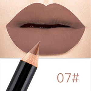 NICEFACE Lip Liner Pencil Waterproof Nude Matte Lip Liner Pen Easy To Wear Long-lasting Lipliner Contour Lips Cosmetics