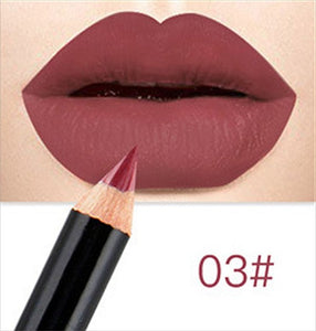 NICEFACE Lip Liner Pencil Waterproof Nude Matte Lip Liner Pen Easy To Wear Long-lasting Lipliner Contour Lips Cosmetics