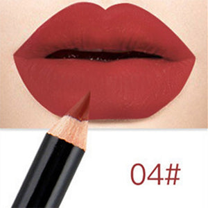 NICEFACE Lip Liner Pencil Waterproof Nude Matte Lip Liner Pen Easy To Wear Long-lasting Lipliner Contour Lips Cosmetics