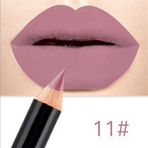 NICEFACE Lip Liner Pencil Waterproof Nude Matte Lip Liner Pen Easy To Wear Long-lasting Lipliner Contour Lips Cosmetics