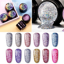 Load image into Gallery viewer, ROSALIND UV Nail Gel Polish Neon Rainbow Hybrid Varnish Platinum 5ML Gel Paint Set For Manicure Semi permanent Base top Gel Lak
