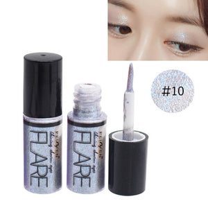 1Pc New Professional Shiny Eye Liner Pen Cosmetics for Women Silver Rose Gold Color Liquid Glitter Eyeliner Makeup Beauty Tools