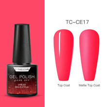 Load image into Gallery viewer, Nail Gel Polish Colors Gel Lacquer Soak Off UV LED Nail Varnish For Manicure  Semi Permanent Gel Paint Nail Art DIY Design Tools
