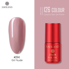 Load image into Gallery viewer, SAVILAND 126 Colors UV Gel Nail Polish Primer Top Coat Gel Varnish Red Color Nail Art Manicure Gel Paint Nails Poly Gel
