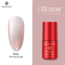 Load image into Gallery viewer, SAVILAND 126 Colors UV Gel Nail Polish Primer Top Coat Gel Varnish Red Color Nail Art Manicure Gel Paint Nails Poly Gel
