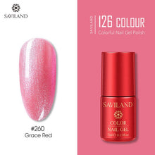 Load image into Gallery viewer, SAVILAND 126 Colors UV Gel Nail Polish Primer Top Coat Gel Varnish Red Color Nail Art Manicure Gel Paint Nails Poly Gel
