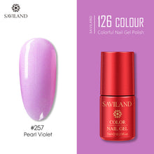 Load image into Gallery viewer, SAVILAND 126 Colors UV Gel Nail Polish Primer Top Coat Gel Varnish Red Color Nail Art Manicure Gel Paint Nails Poly Gel
