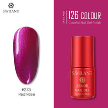 Load image into Gallery viewer, SAVILAND 126 Colors UV Gel Nail Polish Primer Top Coat Gel Varnish Red Color Nail Art Manicure Gel Paint Nails Poly Gel
