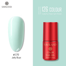 Load image into Gallery viewer, SAVILAND 126 Colors UV Gel Nail Polish Primer Top Coat Gel Varnish Red Color Nail Art Manicure Gel Paint Nails Poly Gel
