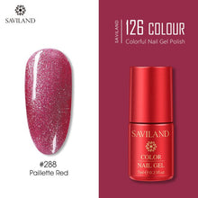 Load image into Gallery viewer, SAVILAND 126 Colors UV Gel Nail Polish Primer Top Coat Gel Varnish Red Color Nail Art Manicure Gel Paint Nails Poly Gel
