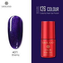 Load image into Gallery viewer, SAVILAND 126 Colors UV Gel Nail Polish Primer Top Coat Gel Varnish Red Color Nail Art Manicure Gel Paint Nails Poly Gel
