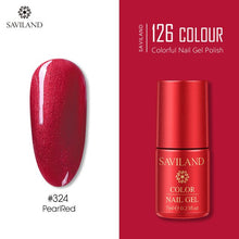 Load image into Gallery viewer, SAVILAND 126 Colors UV Gel Nail Polish Primer Top Coat Gel Varnish Red Color Nail Art Manicure Gel Paint Nails Poly Gel
