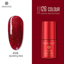 Load image into Gallery viewer, SAVILAND 126 Colors UV Gel Nail Polish Primer Top Coat Gel Varnish Red Color Nail Art Manicure Gel Paint Nails Poly Gel
