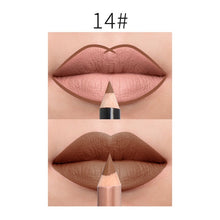 Load image into Gallery viewer, 2Pcs/Set 15Color Nude Matte Lipstick Pen with Lip Liner Set Waterproof Lip Set Focallure Makeup Product Brown Women Beauty Tools
