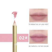 Load image into Gallery viewer, 1 Pcs Matt Lip Liner Pen Durable Waterproof Vampire Color Earthy Nude Pink Orange Red Big Red Lipstick Pen Lip Pencil
