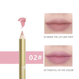 1 Pcs Matt Lip Liner Pen Durable Waterproof Vampire Color Earthy Nude Pink Orange Red Big Red Lipstick Pen Lip Pencil