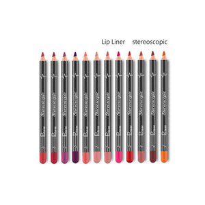 Pudaier 12pcs/set Waterproof Lip Liner Makeup Set Long Lasting Matte Lipsticks Lip Pencil Pen