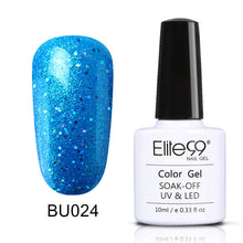 Load image into Gallery viewer, Elite99 10ML Blue Series Varnish Hybrid Gel Polish Nail Art Manicure Enamel Lucky Lacquer Semi Permanent Gellak Paint Nails
