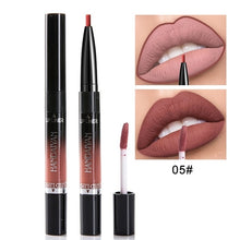 Load image into Gallery viewer, HANDAIYAN 2 In 1 Lip Liner Pencil Lipstick 14 Color Lip Makeup Matte Waterproof Long Lasting Nude Lip Tint Cosmetic Lipliner Pen
