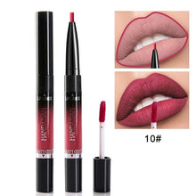 Load image into Gallery viewer, HANDAIYAN 2 In 1 Lip Liner Pencil Lipstick 14 Color Lip Makeup Matte Waterproof Long Lasting Nude Lip Tint Cosmetic Lipliner Pen
