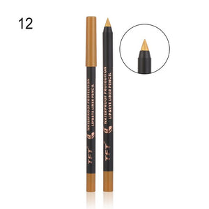 1PC New Hot Sale Waterproof Eyeliner Eyeshadow Pencil Lip Liner Pen Multicolor Long Lasting Colourful Pigment Eye Cosmetics