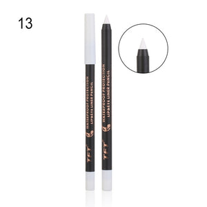 1PC New Hot Sale Waterproof Eyeliner Eyeshadow Pencil Lip Liner Pen Multicolor Long Lasting Colourful Pigment Eye Cosmetics