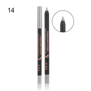 1PC New Hot Sale Waterproof Eyeliner Eyeshadow Pencil Lip Liner Pen Multicolor Long Lasting Colourful Pigment Eye Cosmetics