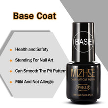 Load image into Gallery viewer, MIZHSE Matte Top Coat Primer Color Nail Gel Polish UV Gel Nail Art Varnish Hybrid Soak Off Gel Lacquer Paint for Nails Manicure
