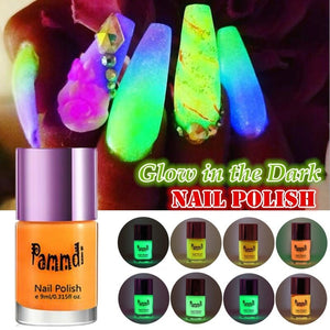 9ml UV Gel Night Glow in the Dark Fluorescent Nail Polish Soak Off Gel Polish Semi Permanent Luminous Paint Varnish